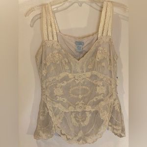 Gorgeous antique lace top from Anthropologie